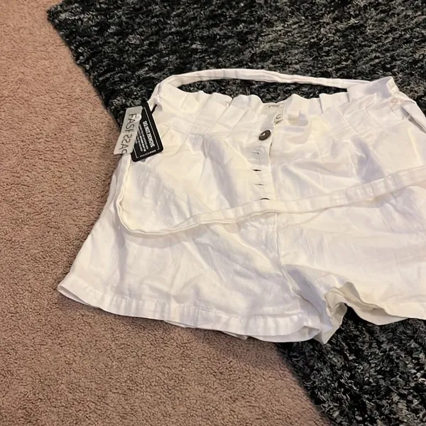 NWT revolve mp|c medium white shorts‎ - Image 2