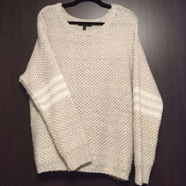 ✨Jessica Simpson Tan Knit Crewneck Chunky Sweater✨ - Image 2