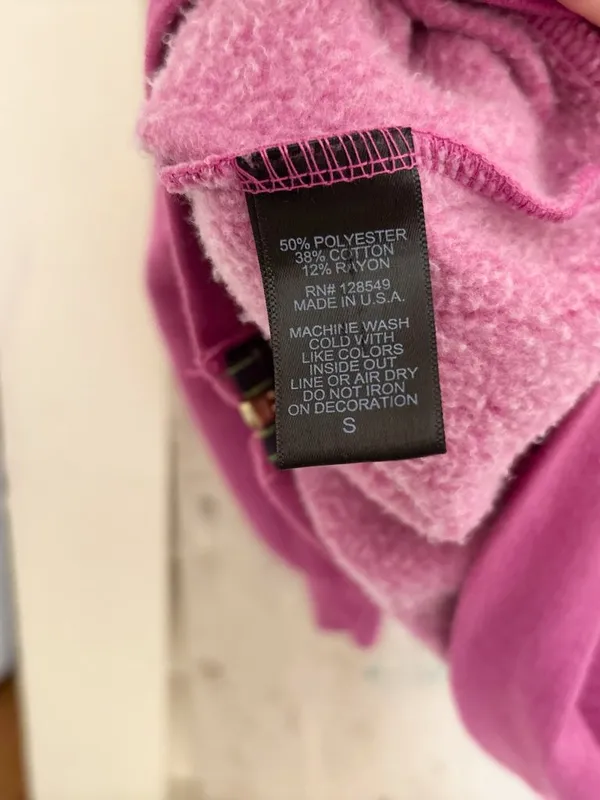 Aviator Nation 5 Stripe Zip Hoodie Relaxed in Magenta - Image 6