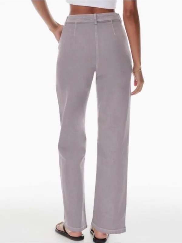 Aritzia Wilfred Free Modern Utility‎ Pants in Purple Slate Size 6 - Image 2