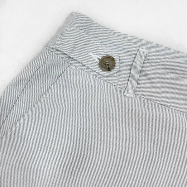 Banana Republic Micro‎ Striped Chino Shorts Grey 4 - Image 5