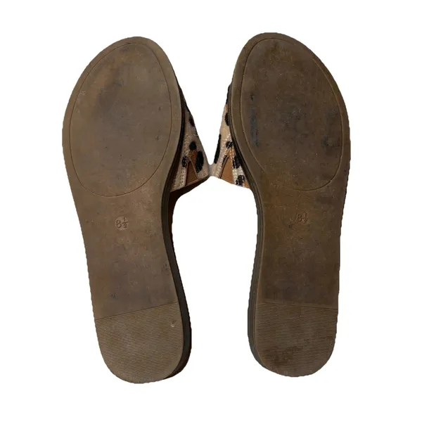 Pierre Dumas Cheetah Animal Print Lizzie Slide Sandal Size 8.5 Women Sandals - Image 5
