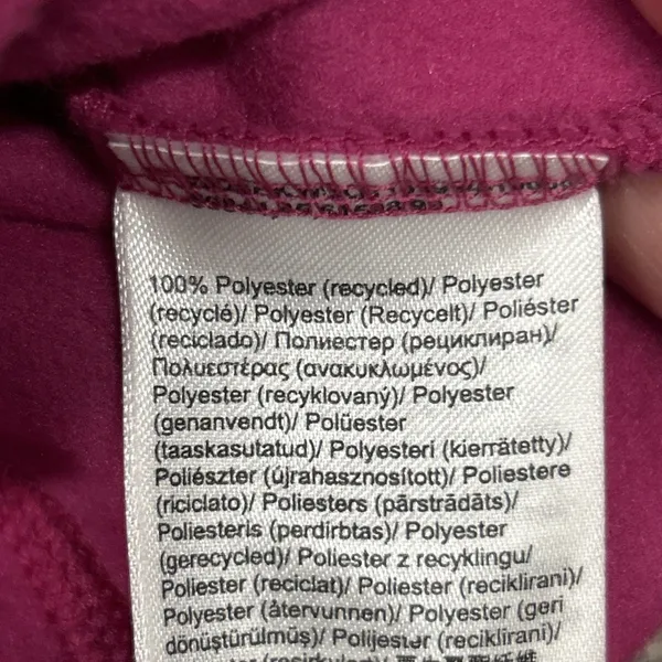 Helly Hansen Polartec Fleece Pullover Womens Small Magenta 1/4 Zip Sweatshirt - Image 5