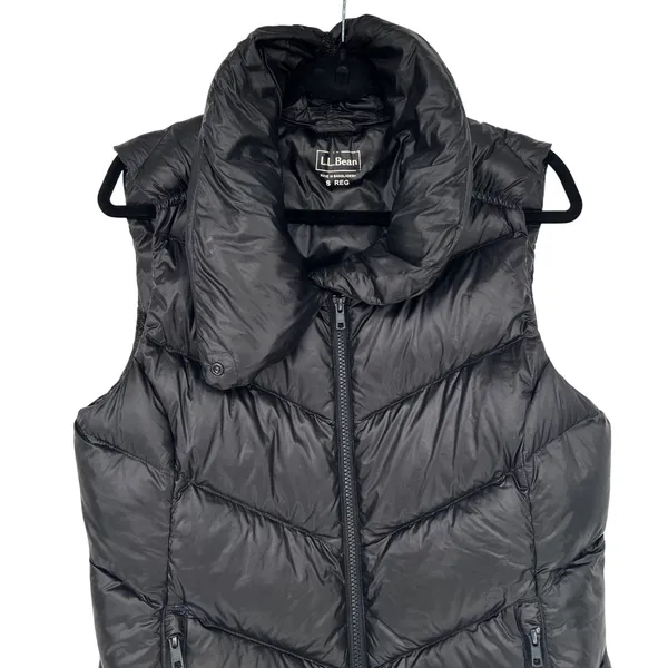 L.L. Bean Women's Boundless Down Puffer Vest Small EUC Outdoor Fall Cozy - Image 3