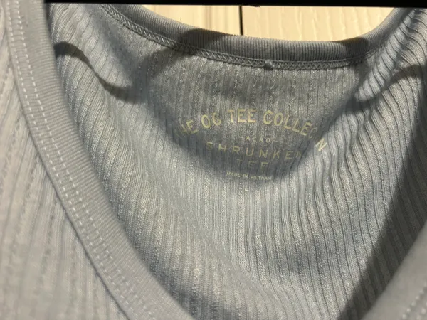 The OG Tee Collection Blue Cropped Tee - Image 2