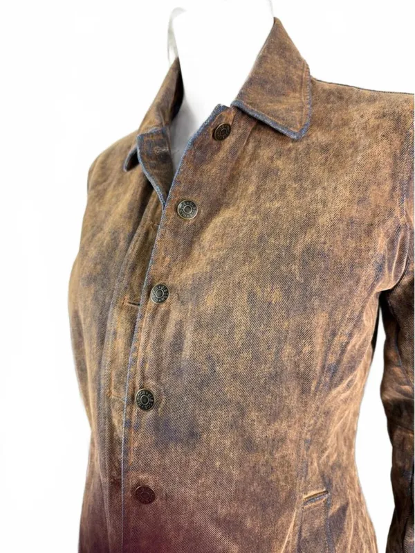 Beautiful Giacca Jacket Size S Brown - Image 3