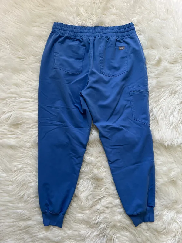 Figs Ceil Blue Zamora Jogger Scrub Pants Size Large Petite - Image 5
