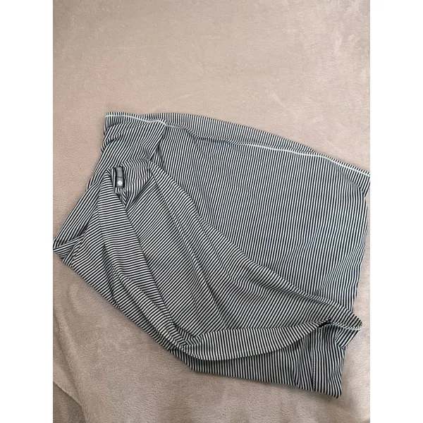Lululemon Vinyasa Scarf Wrap Blue/White Stripes Adjustable Yoga Size O/S - Image 2