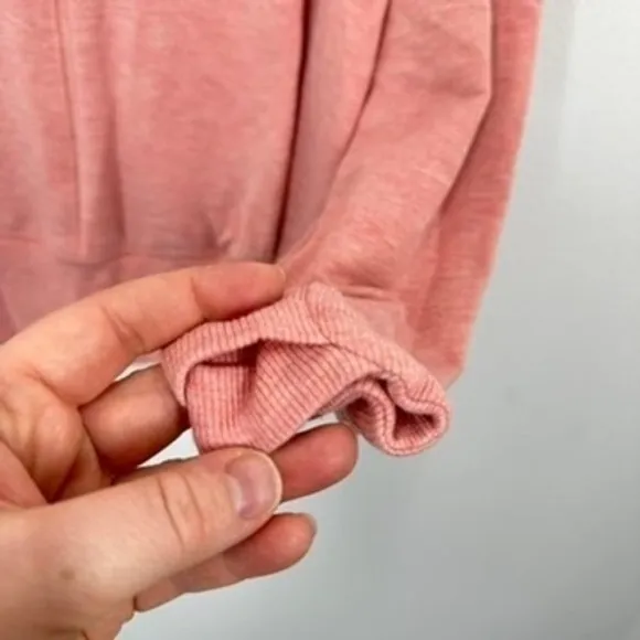 Athleta Pink Mockneck Sweater Cozy Soft Modal Thumbholes‎ Athleisure Loungewear - Image 5