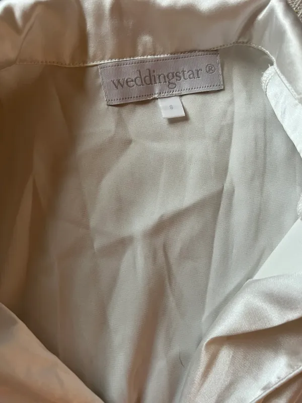 Wedding Star Silk White Pajamas - Image 3