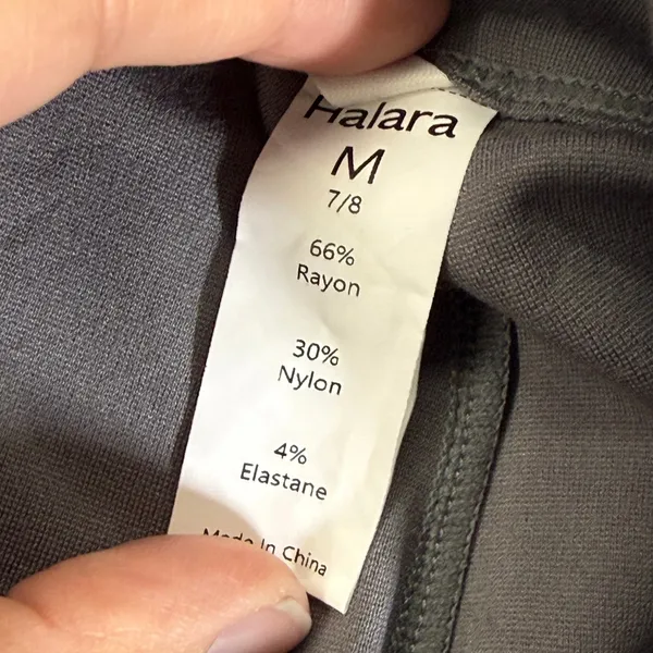 Halara Womens Charcoal Grey Flare Leg High Rise Yoga Pants Size M 7/8 630984 - Image 4