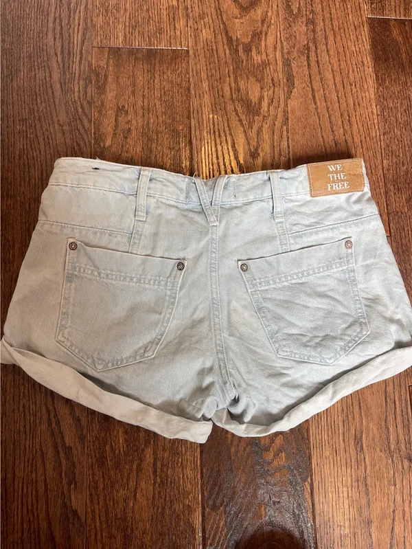 Free People Jean Shorts - Image 4