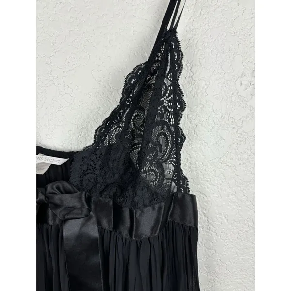Victoria's Secret Womens Negligee Size Large Sheer Lace Sexy Romantic Nightgown - Image 2