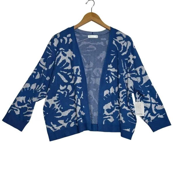 89th + Madison Sweater Size 2X Abstract Open Cardigan New‎ - Image 2