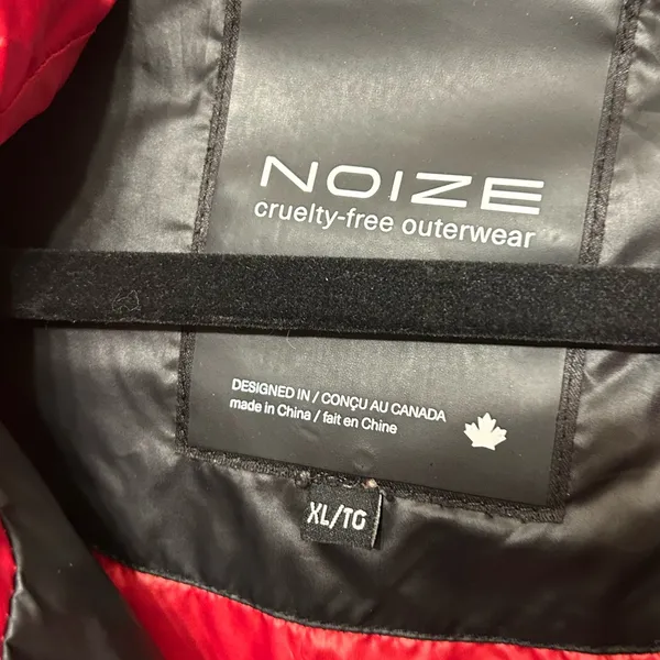 Noize Katy Long Parka, Black Woman’s Size XL. Vegan Cruelty Free - Image 8