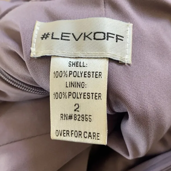 #LEVKOFF Size 2 Purple Bridesmaids Dress - Image 7