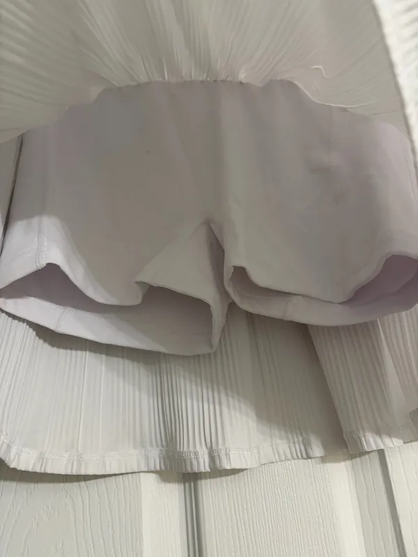 White Tennis Skirt - Image 3