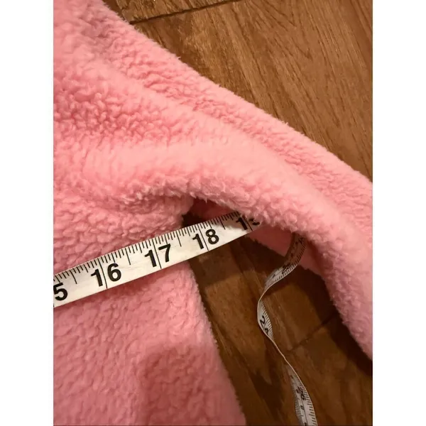 Talbots pink full zip Sherpa fleece jacket size small - Image 8