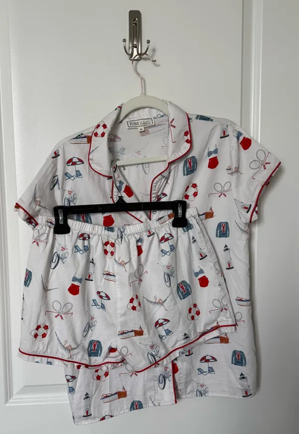 TOSS Designs Lounge Pajama Shorts Medium - Apres Sea - Image 2
