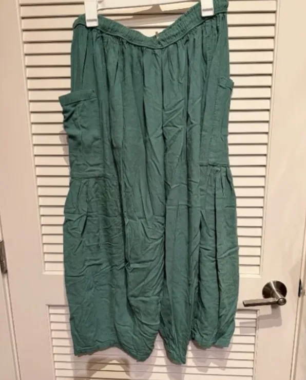 Free People Green Quinn Harem Pants - Image 3