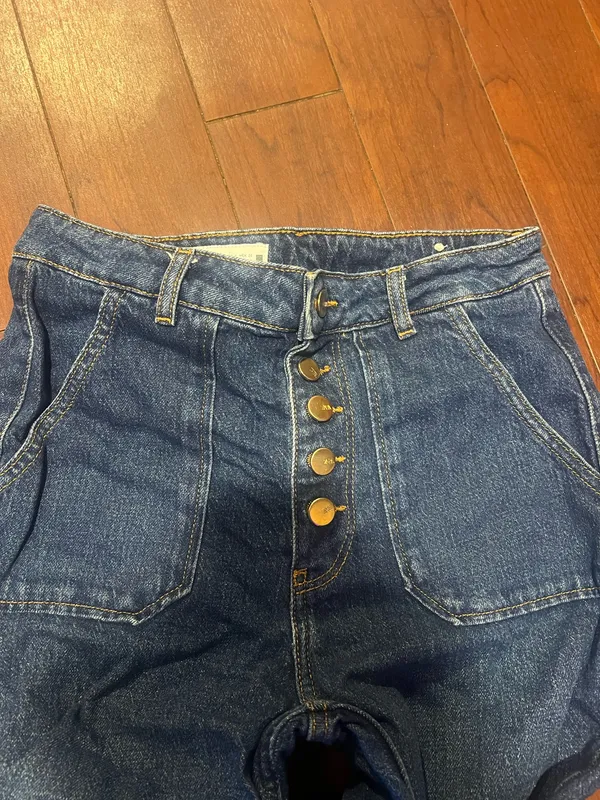 Blue ZARA Straight Jeans - Image 5
