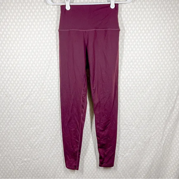 Lululemon Purple Maroon High Rise‎ Leggings - Image 2
