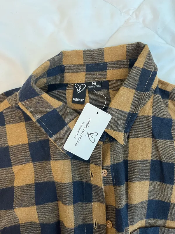 NWT Windsor cropped flannel - Image 4
