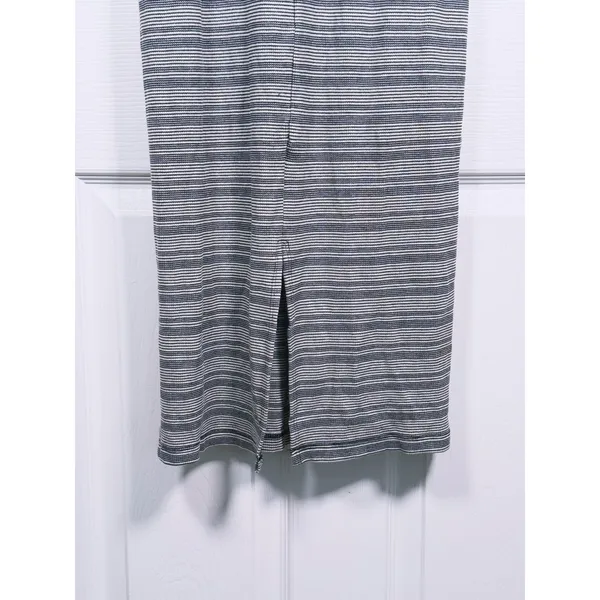 Marine Layer Ribbed Striped Midi Tank Dress Size XS Gray Coastal Resort Casual - Image 9