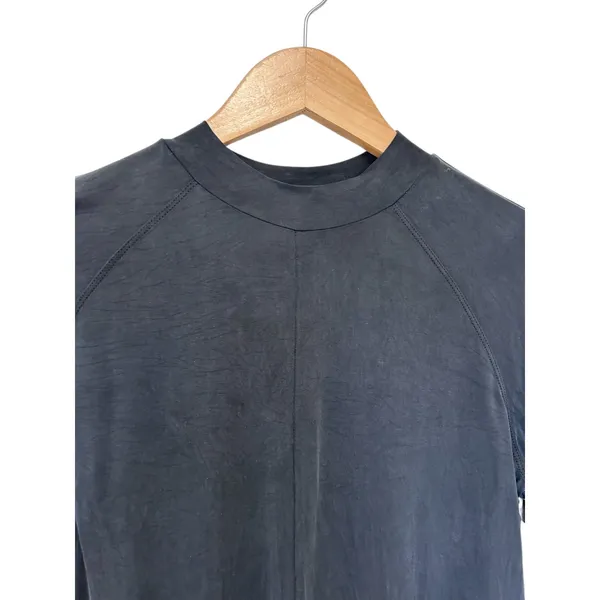 Lululemon Gray Mock Neck Long Sleeve Shirt Sz S - Image 2