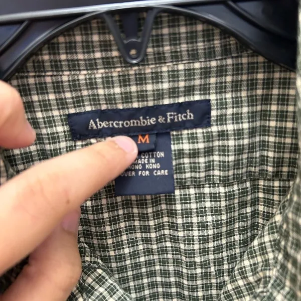 Vintage Abercrombie & Fitch Half Button Front Shirt - Image 3