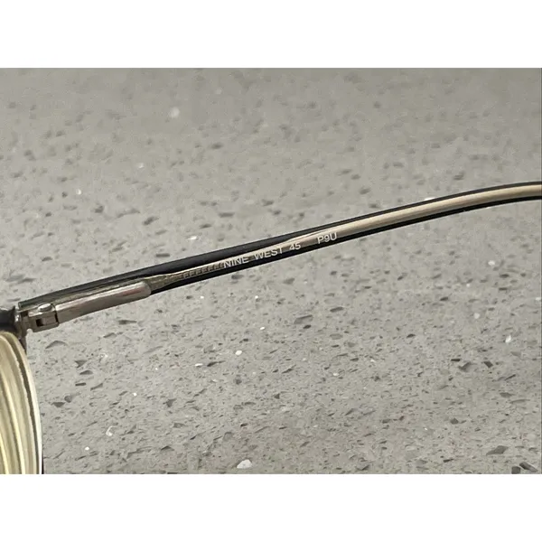 Nine West Eyeglasses Frames ONLY 48-17 130 Glasses P9U Black full rim round - Image 7