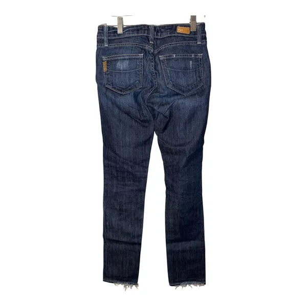 PAIGE Distressed Skyline Ankle Jeans, Size 24 - Image 2