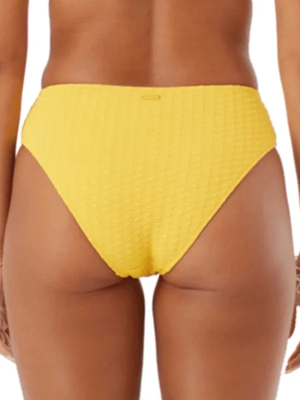 Roxy Golden Rod Haliewa Hipster Knot Bikini Set - Image 4
