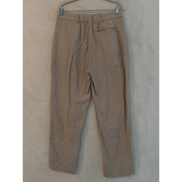 Old Navy Taylor Wide Leg Trouser Extra High Rise Linen Blend Pants Womens‎ M - Image 7
