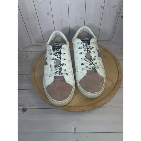 Vintage Havana Gadol Vintage Sneakers White Blush Leather, Size 6 - Image 4