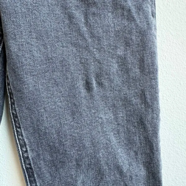 Aritzia Denim Forum Jeans 26x27 Arlo Organic Straight Solid Black Size 26 LONG - Image 2