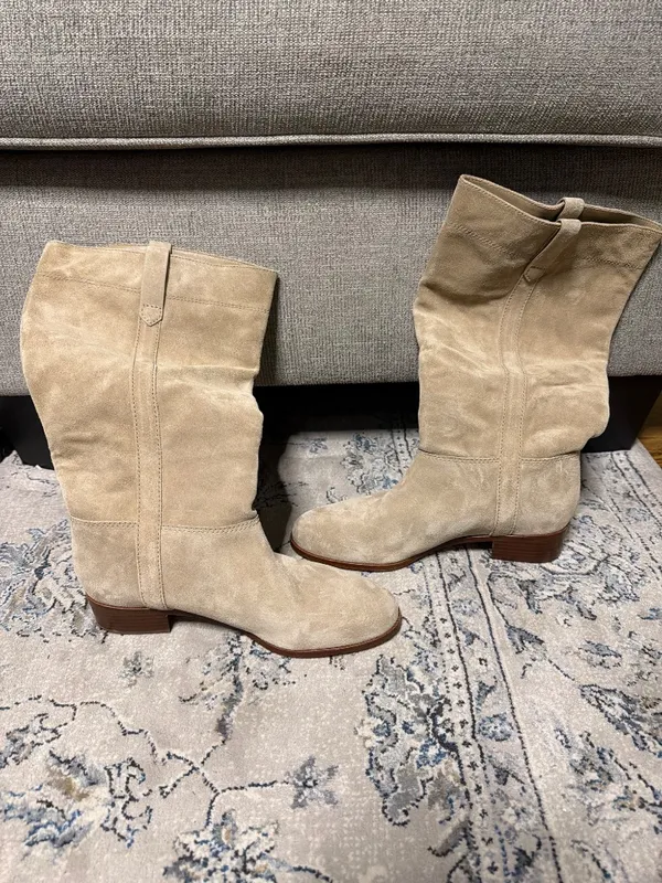 Veronica Beard Suede knee high boots - Image 10