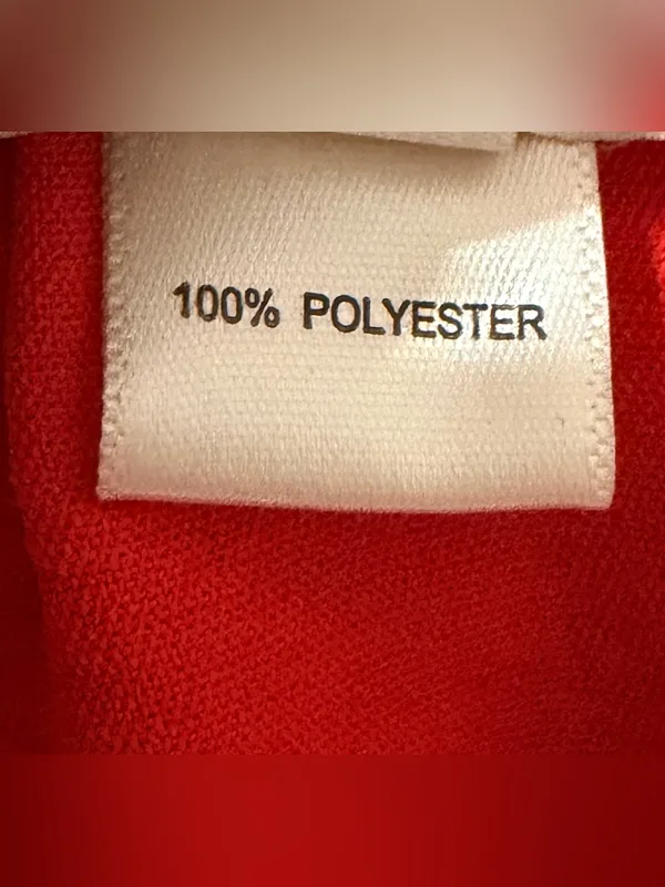 Monteau Los Angeles Smocked Waist Tiered Midi Dress in Bright Red Sz L - Image 5