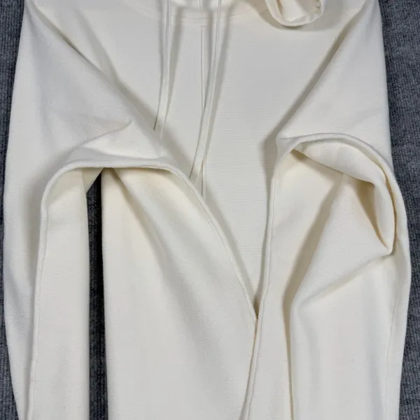 Banana Republic Size-L‎ Womens Pullover Sweater Hoodie Off White - Image 8