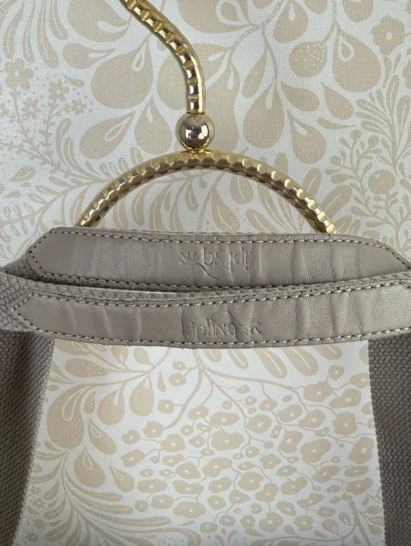 Kipling Gray and Purple Large Nylon Tote Bag - Image 8