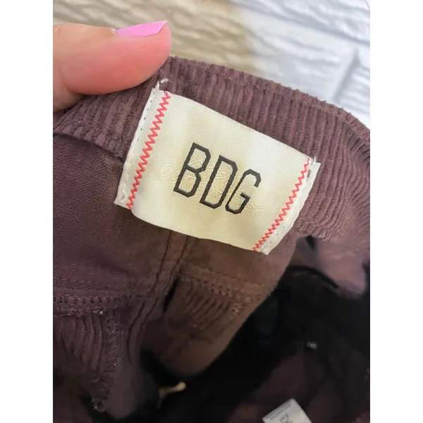 BDG Corduroy Pants Womens 25 Brown Excellent High & Wide Leg High Waisted Cotton - Image 5