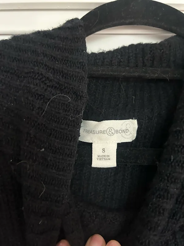 Boutique Black Sweater - Image 2