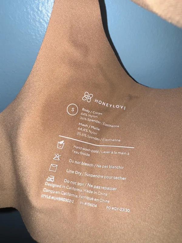 HoneyLove Crossover Bra Tan - Image 4