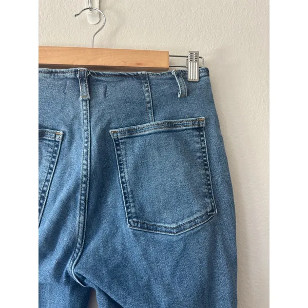 Free People Level Up Slit Bootcut Jeans Sz 28 - Image 6