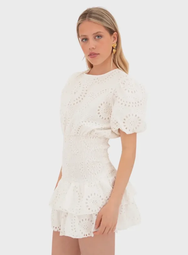Meet Me There Dress White Size S/M - Image 2