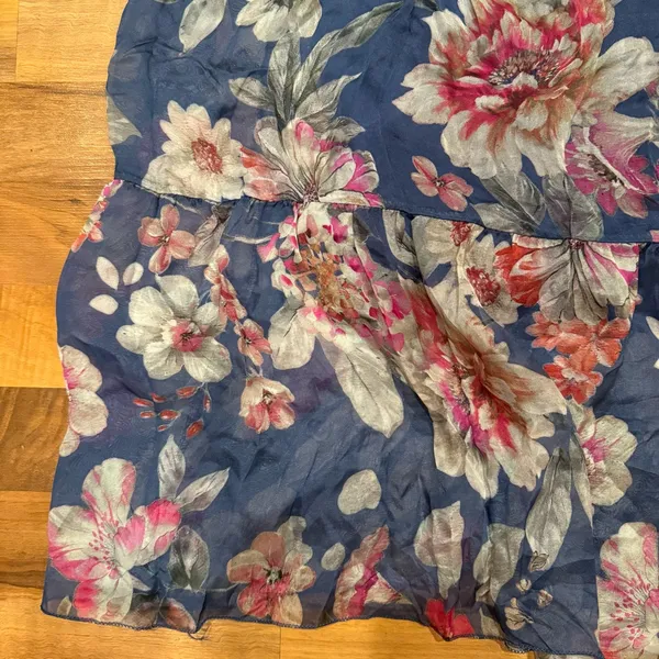 LARA G‎ women’s floral silk blend dress light weight NWT medium wedding - Image 8