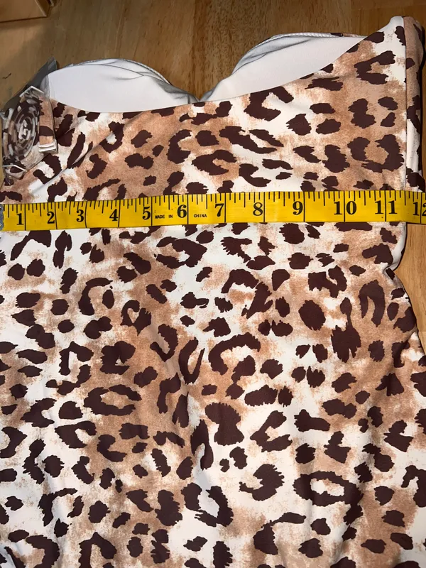 Aerie One Piece Full Coverage Swimsuit Animal Print Medium BNWTS $59.96 - Image 12