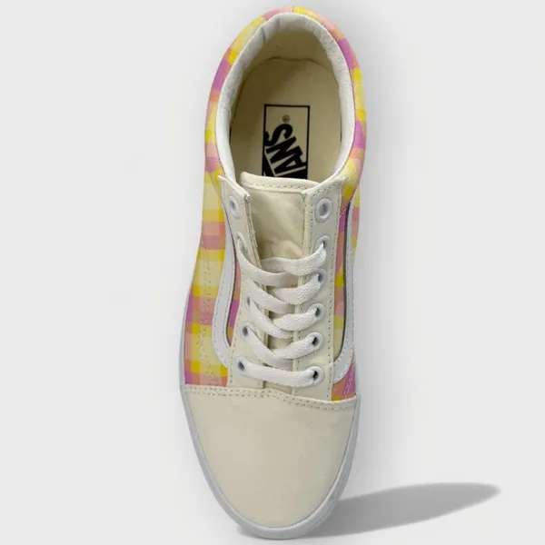 Vans Old Skool Stackform Pastel Plaid Platform Shoes Womens 7.5 - Image 10