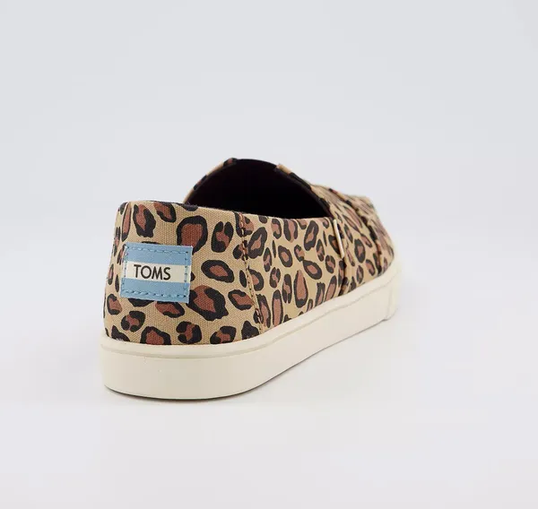 TOMS Leopard Print Alpargata Slip-On Sneakers Size 6.5 NEW - Image 3
