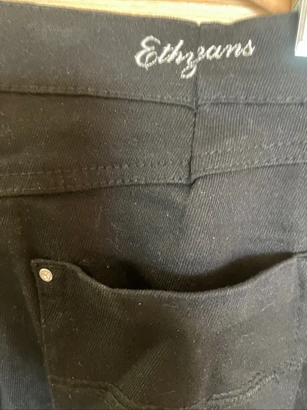 Ethyl Classic Black Studded Pocket Jeans 6 - Image 13